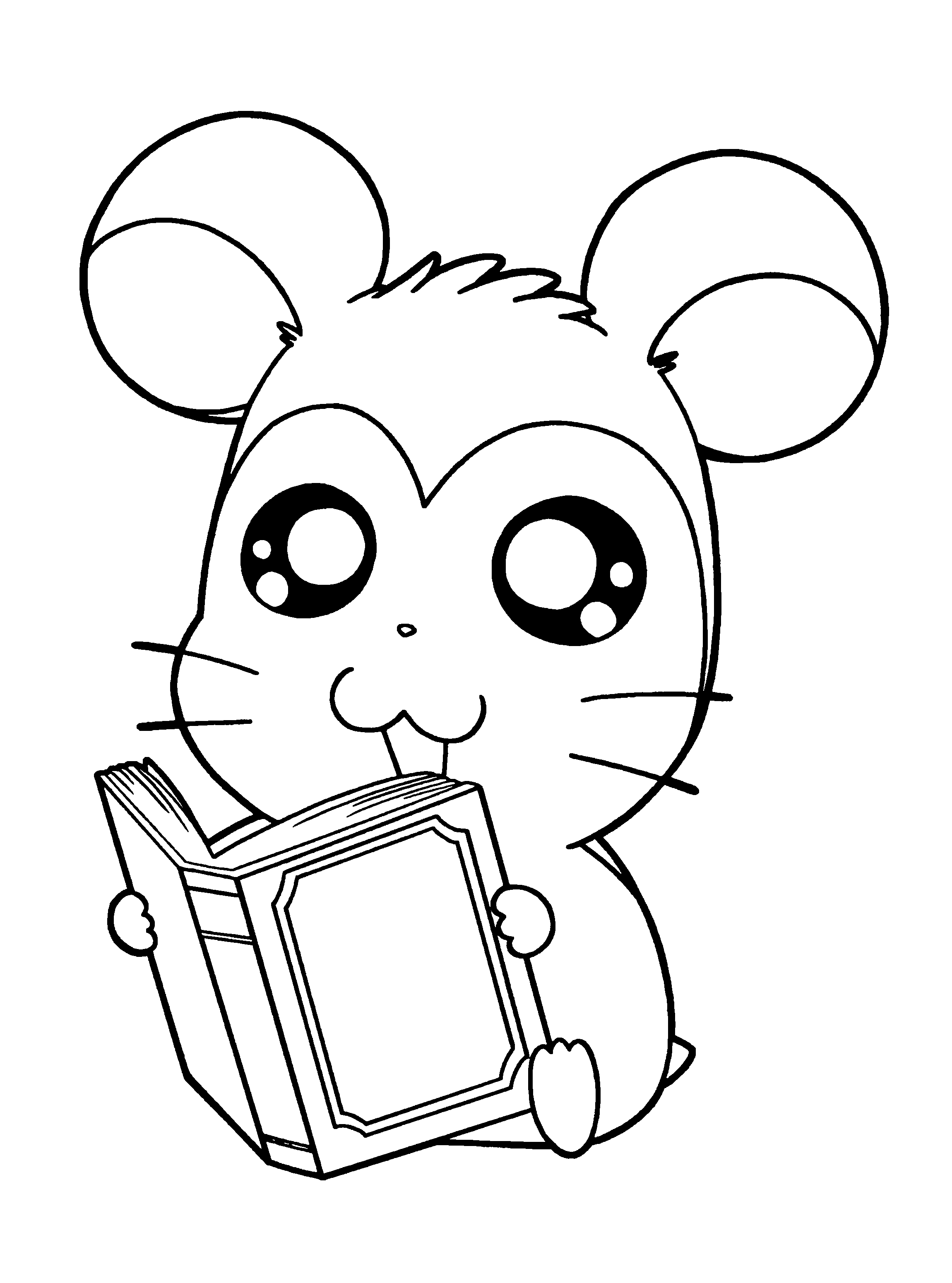 Hamtaro coloring pages