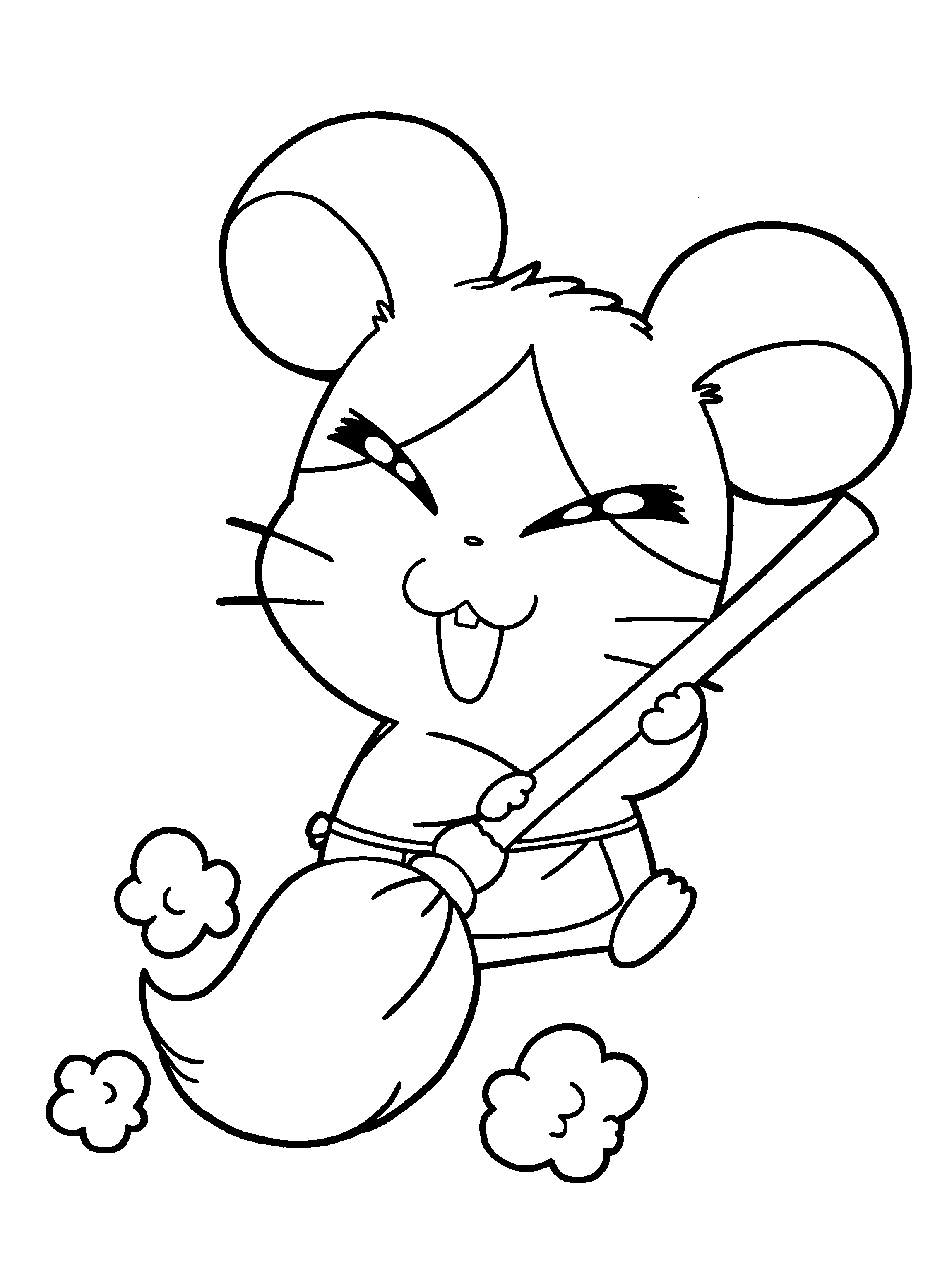 Hamtaro coloring pages