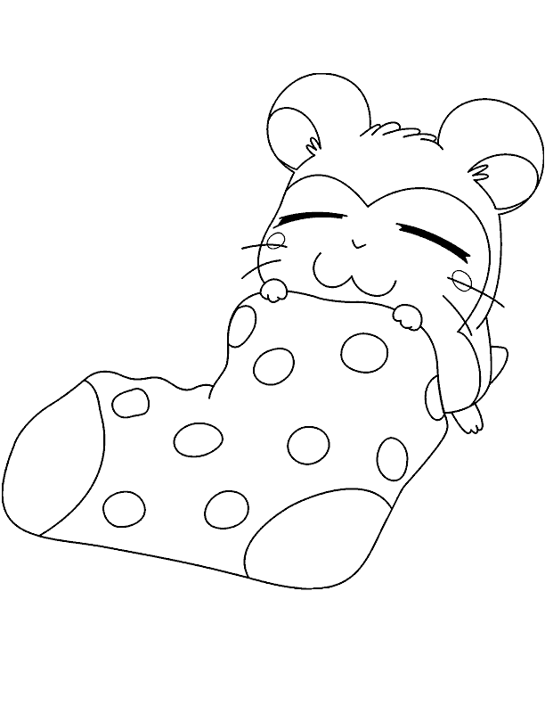 Hamtaro coloring pages