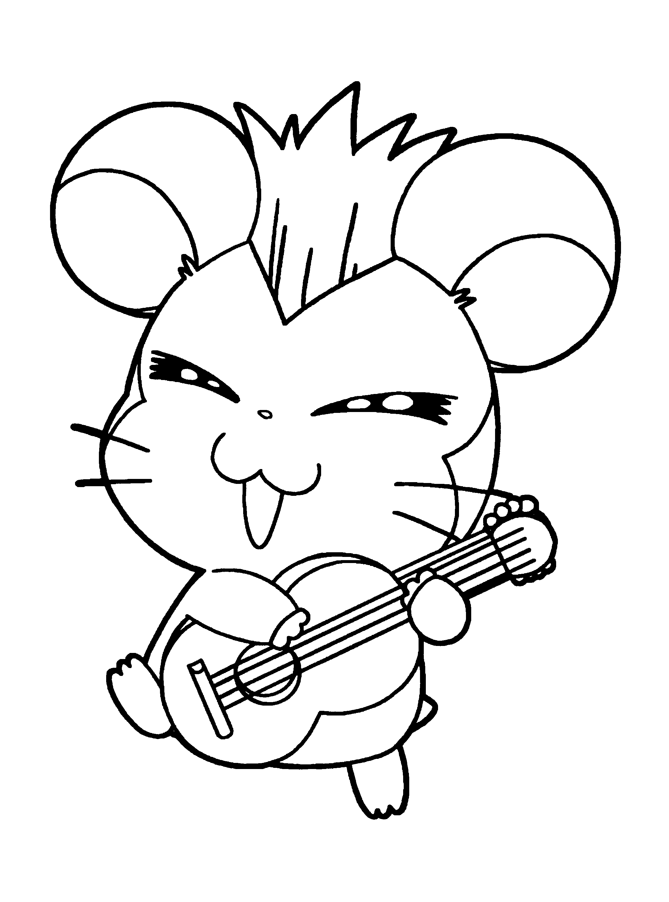 Hamtaro coloring pages