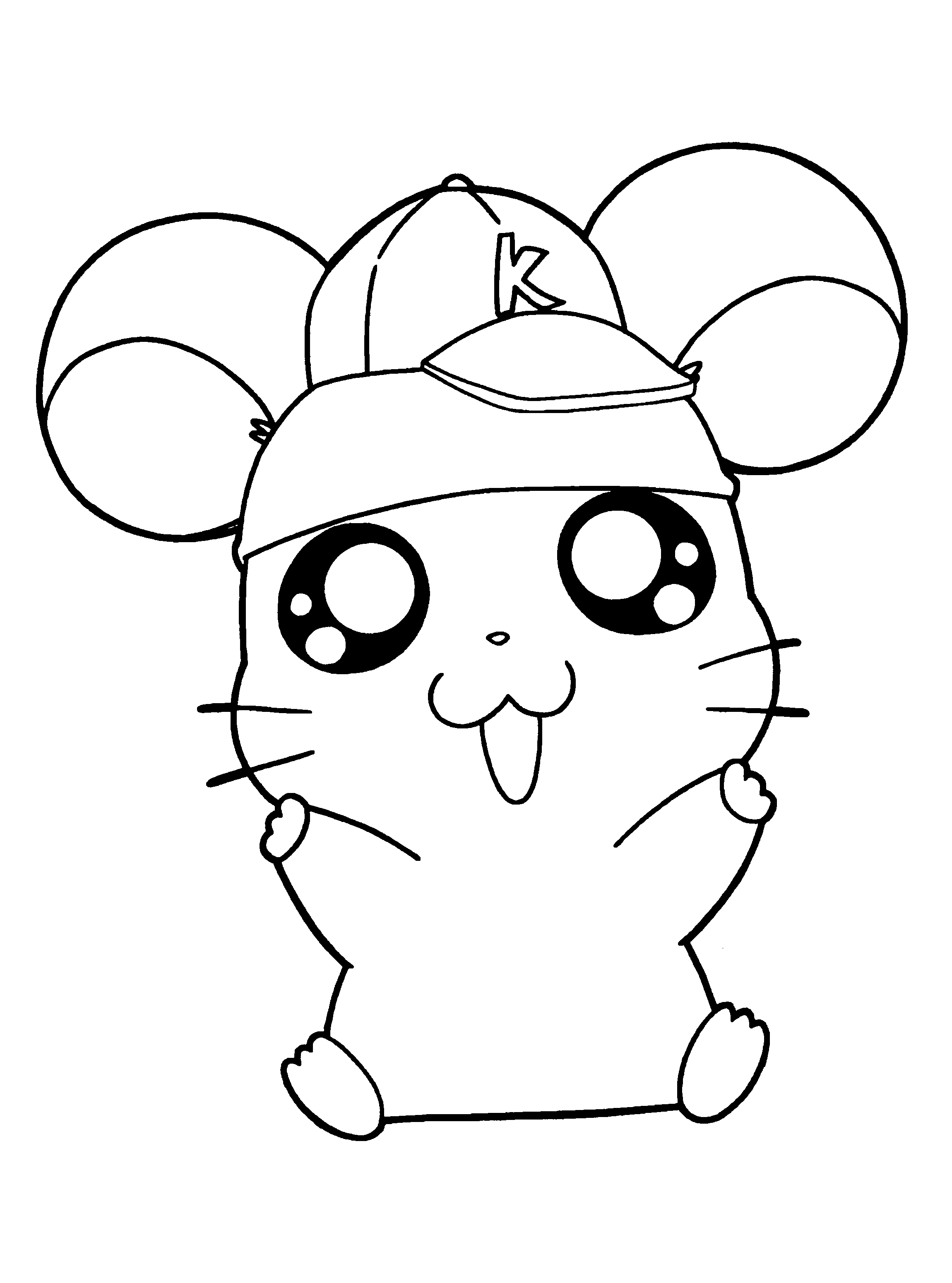 Hamtaro coloring pages