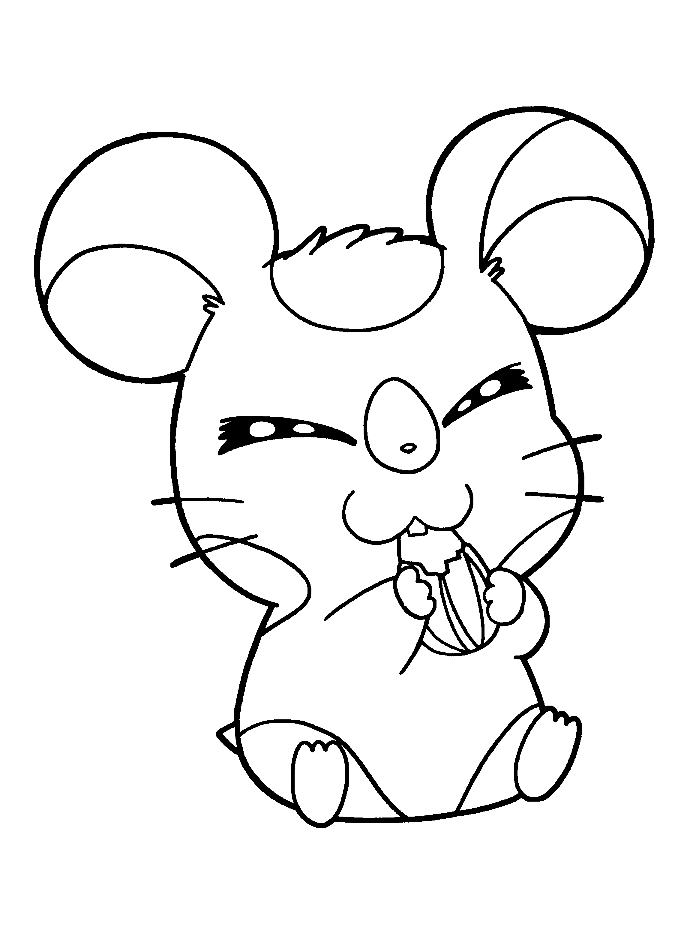 Hamtaro coloring pages