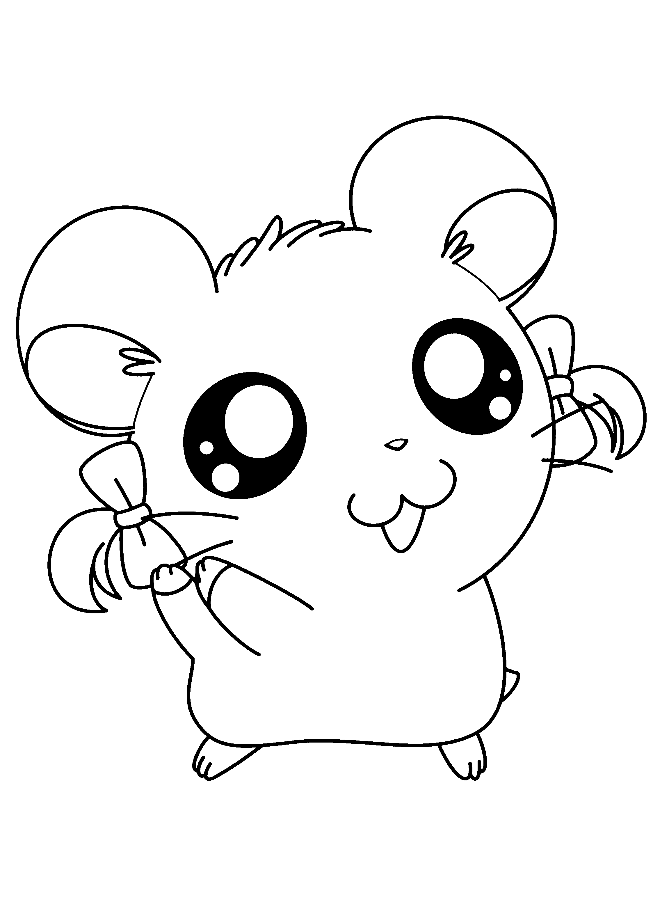 Hamtaro coloring pages