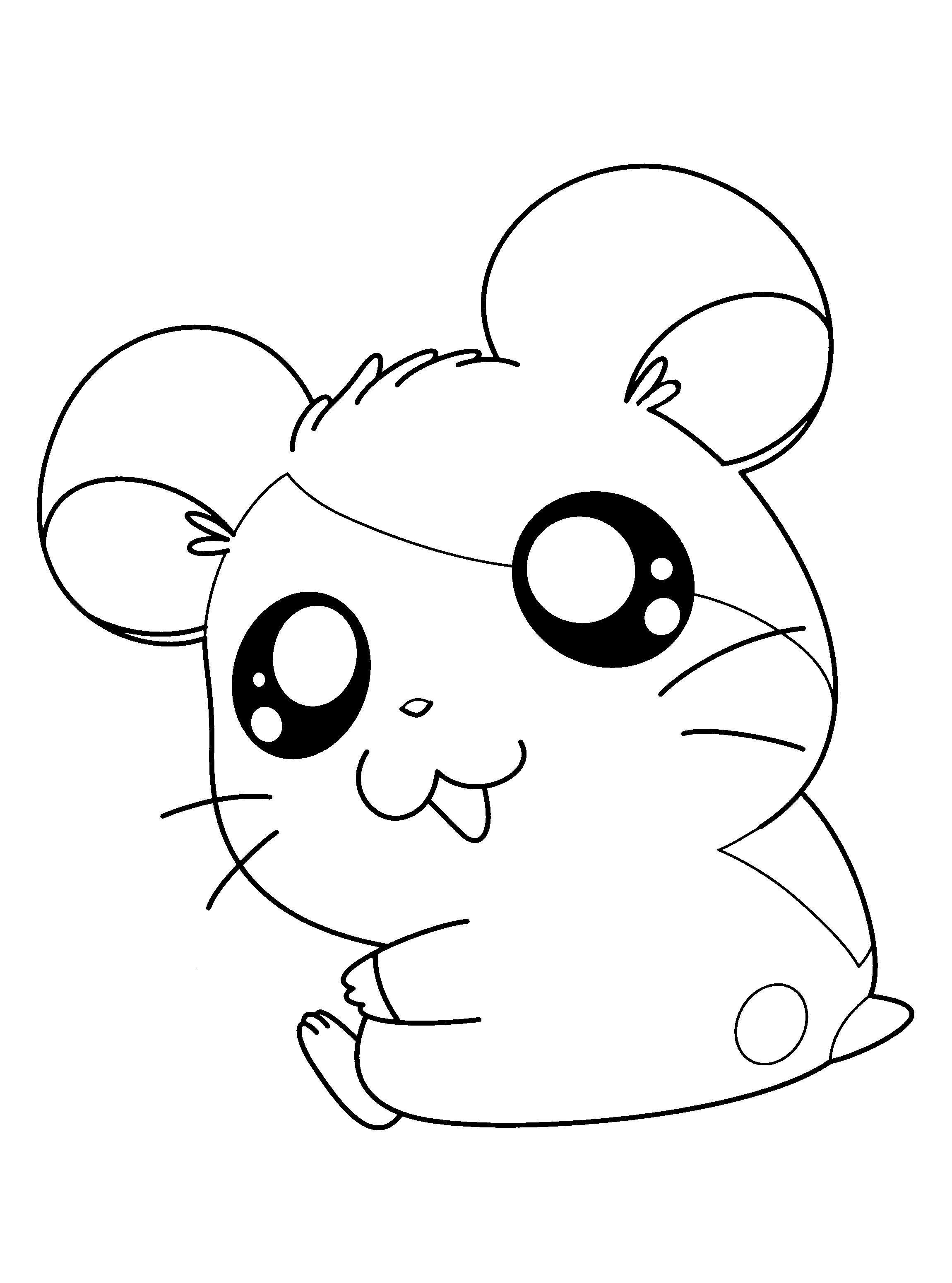 Hamtaro coloring pages