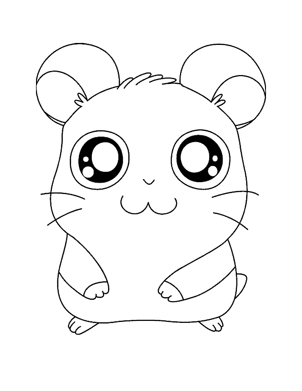 Hamtaro coloring pages