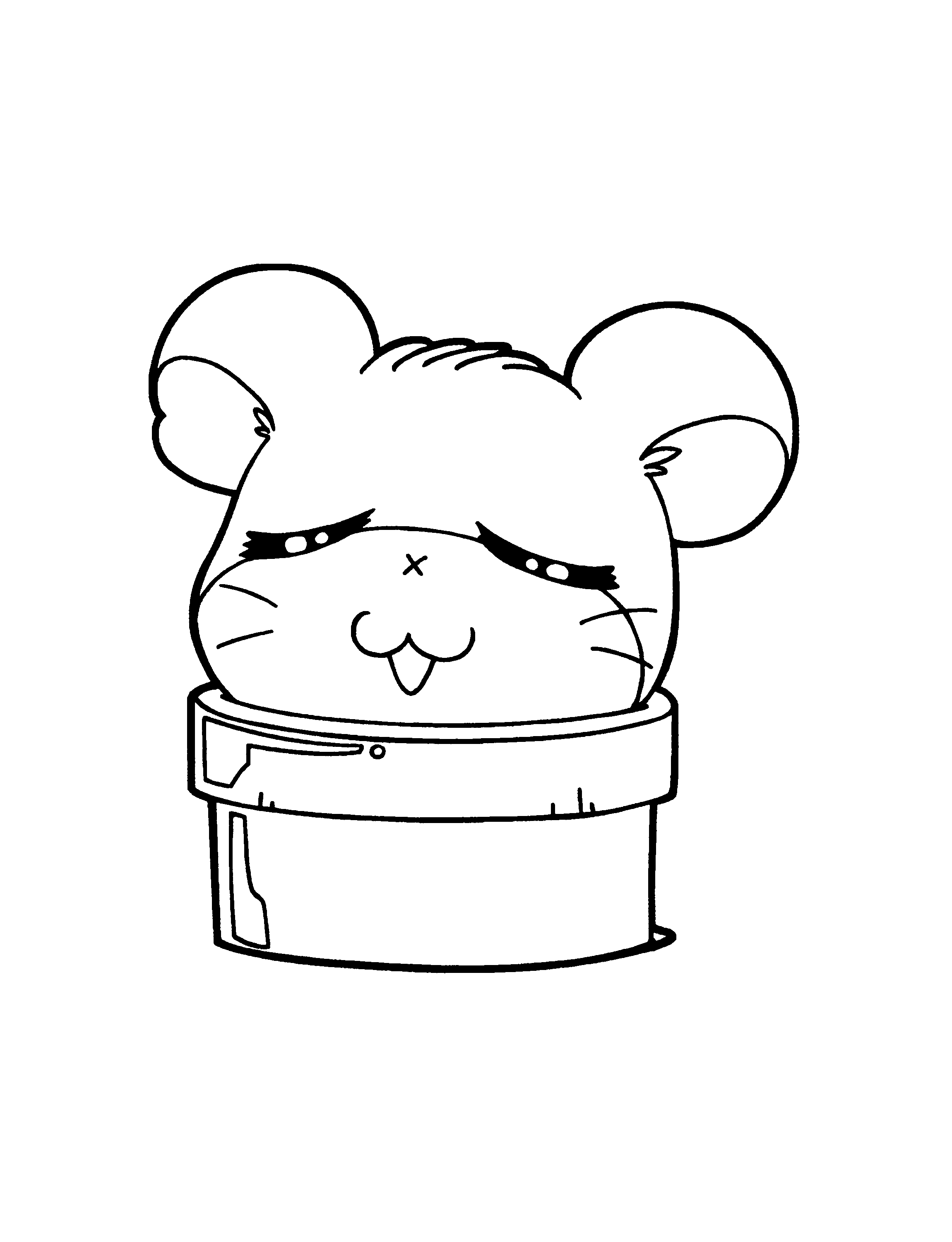 Hamtaro coloring pages