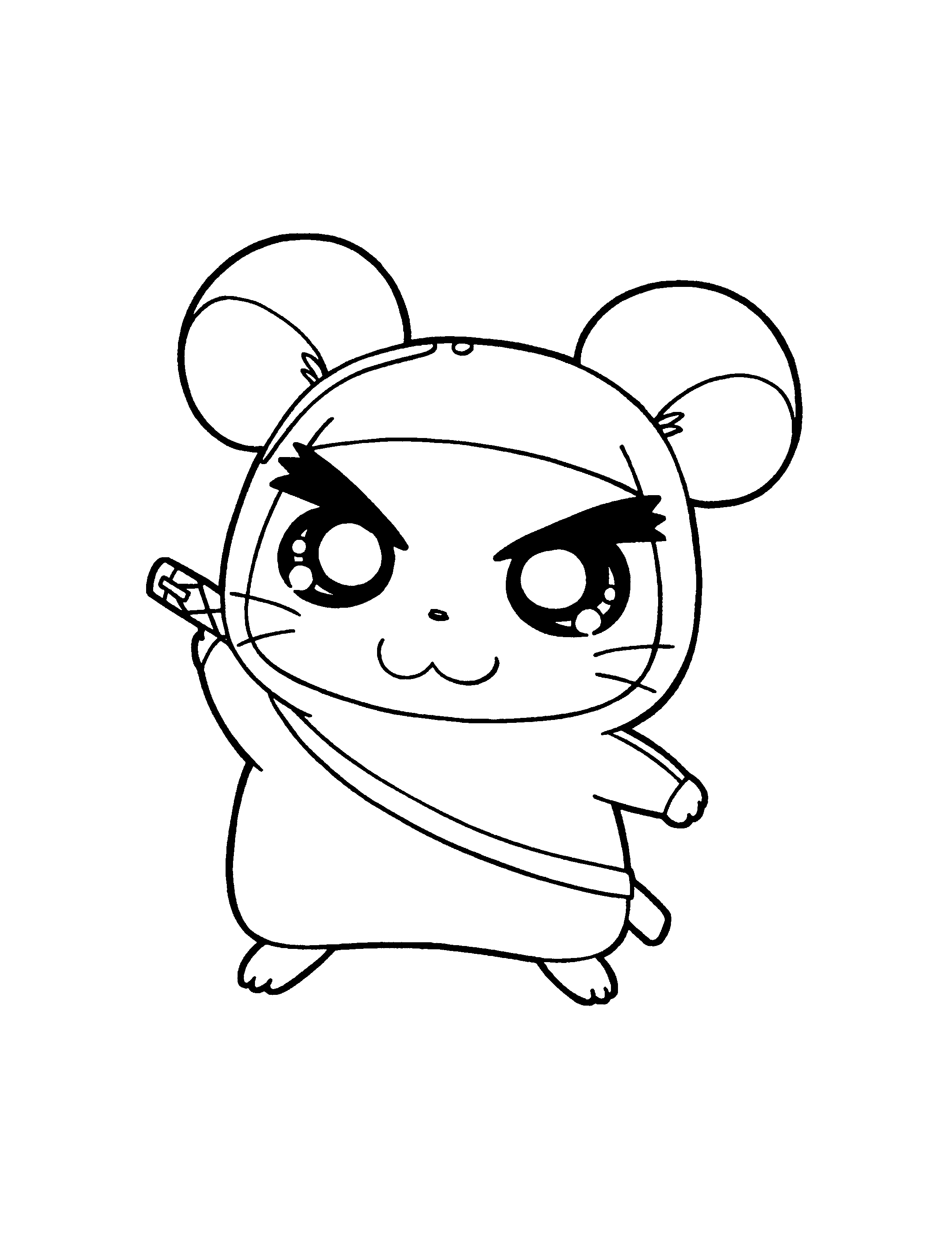 Hamtaro coloring pages