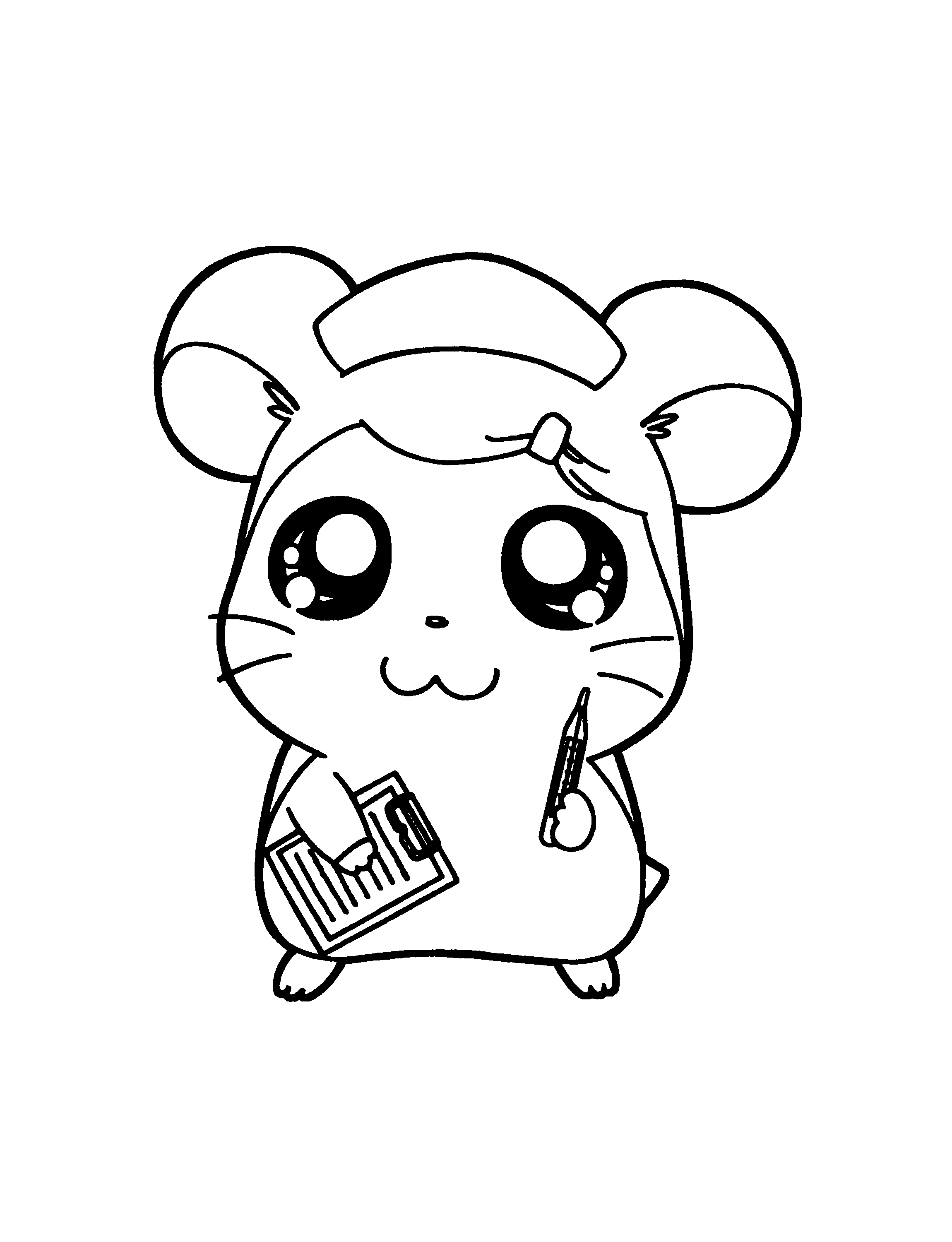 Hamtaro coloring pages