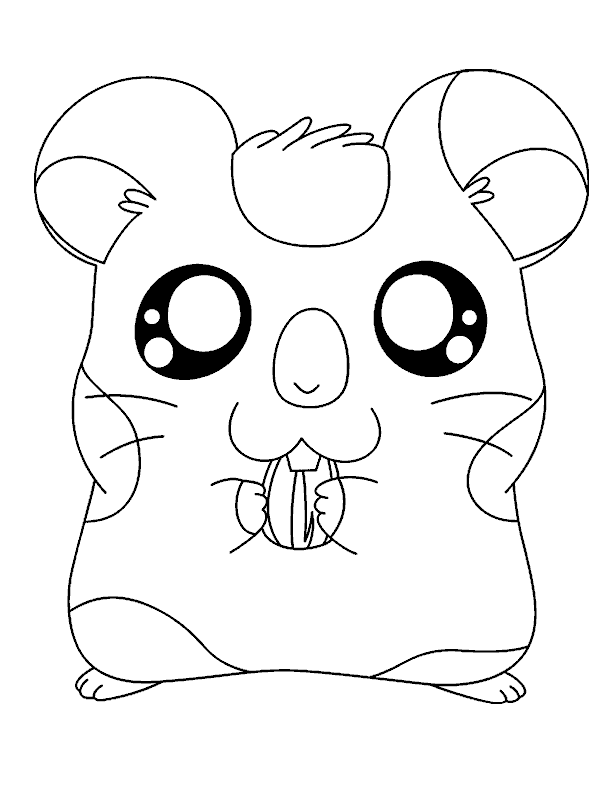 Hamtaro coloring pages