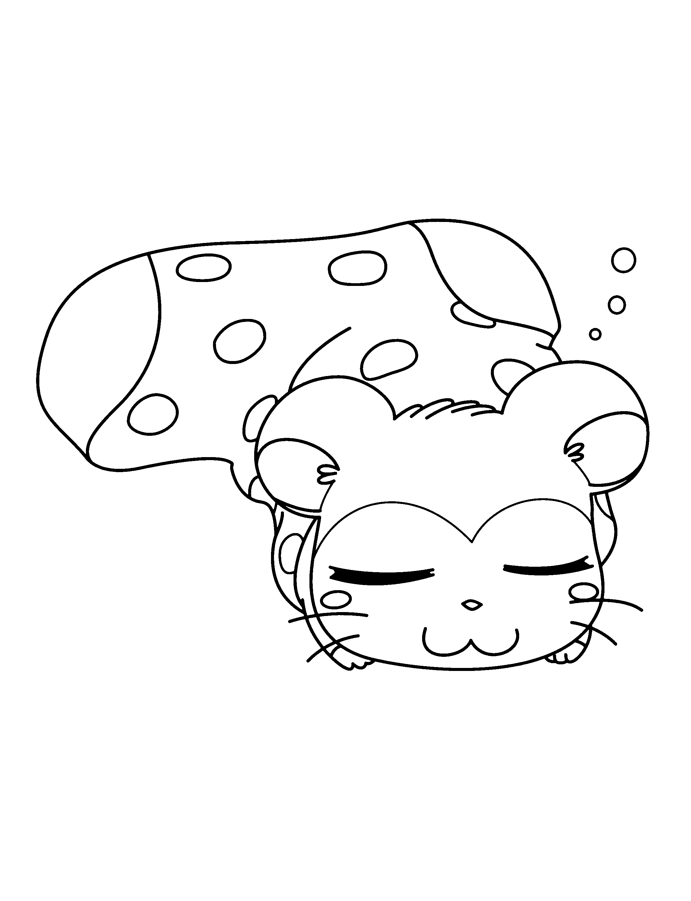 Hamtaro coloring pages