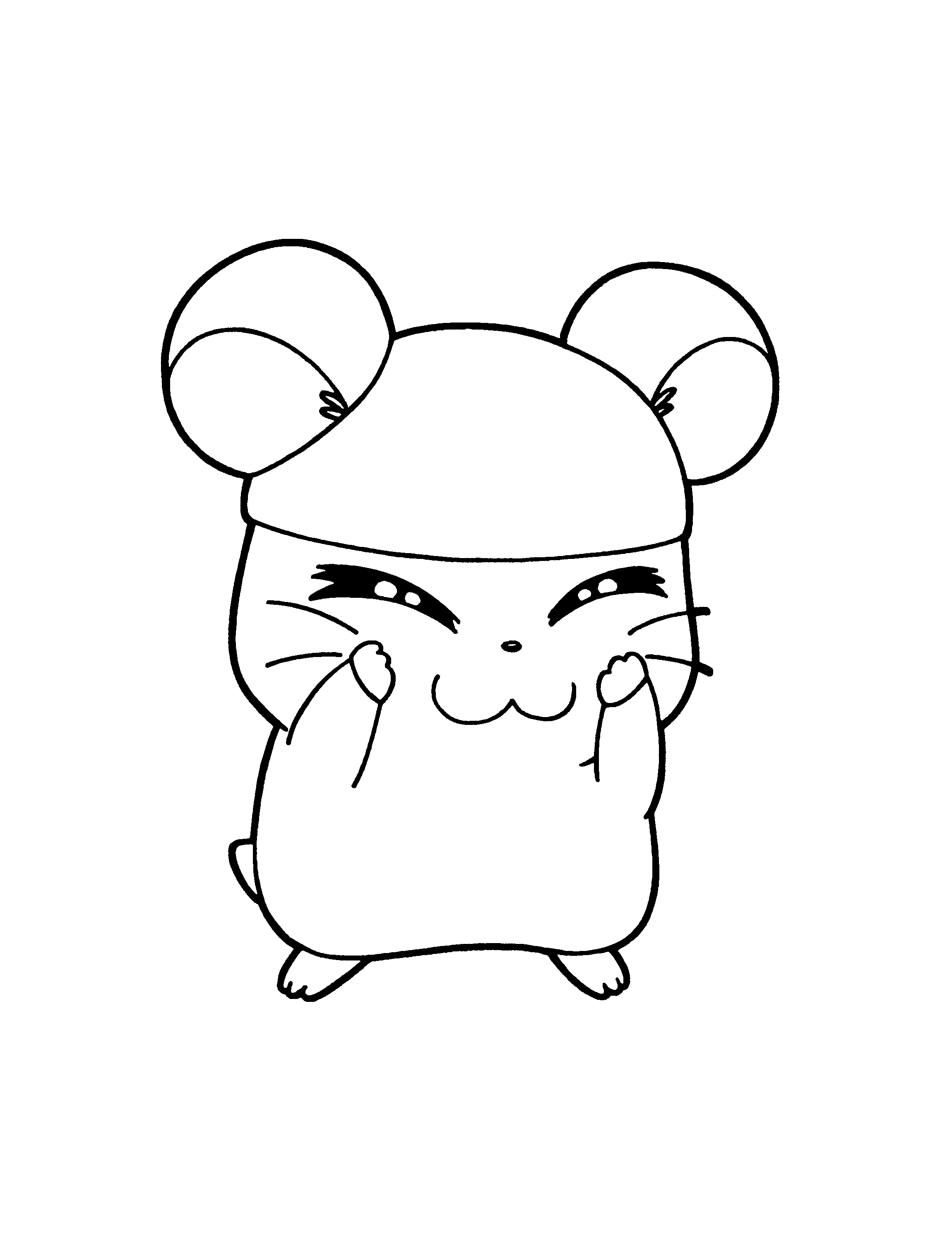 Hamtaro coloring pages