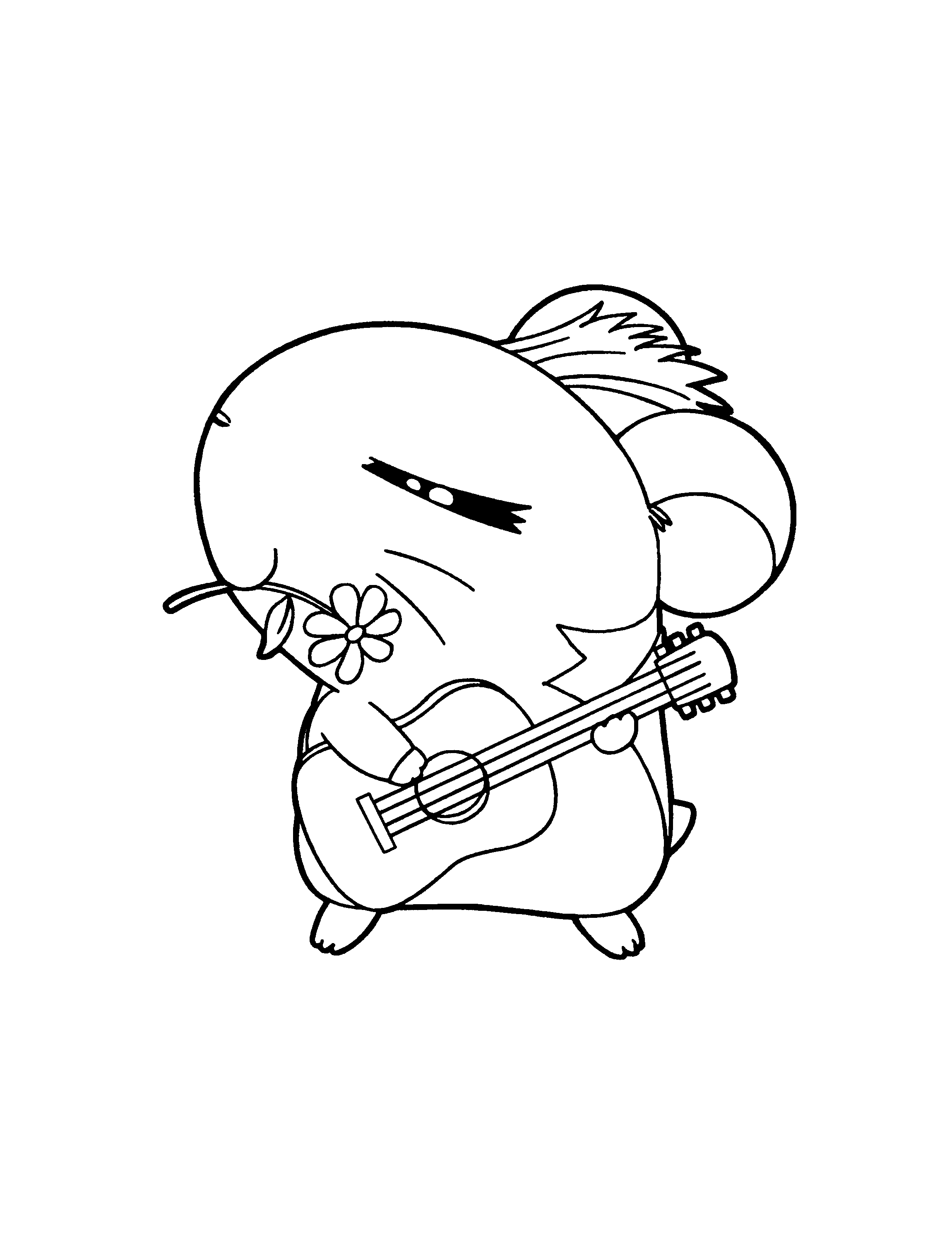 Hamtaro coloring pages