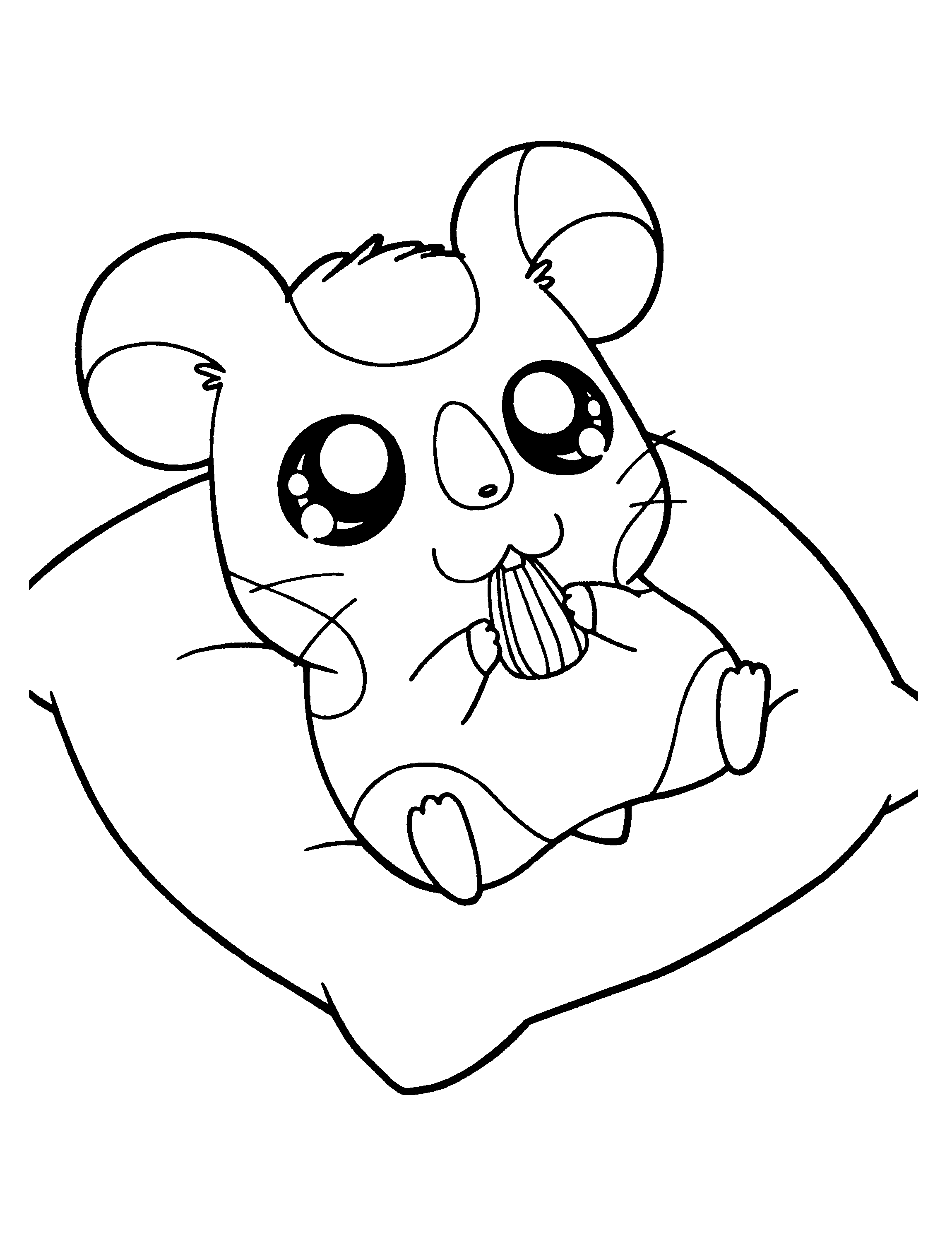 Hamtaro coloring pages