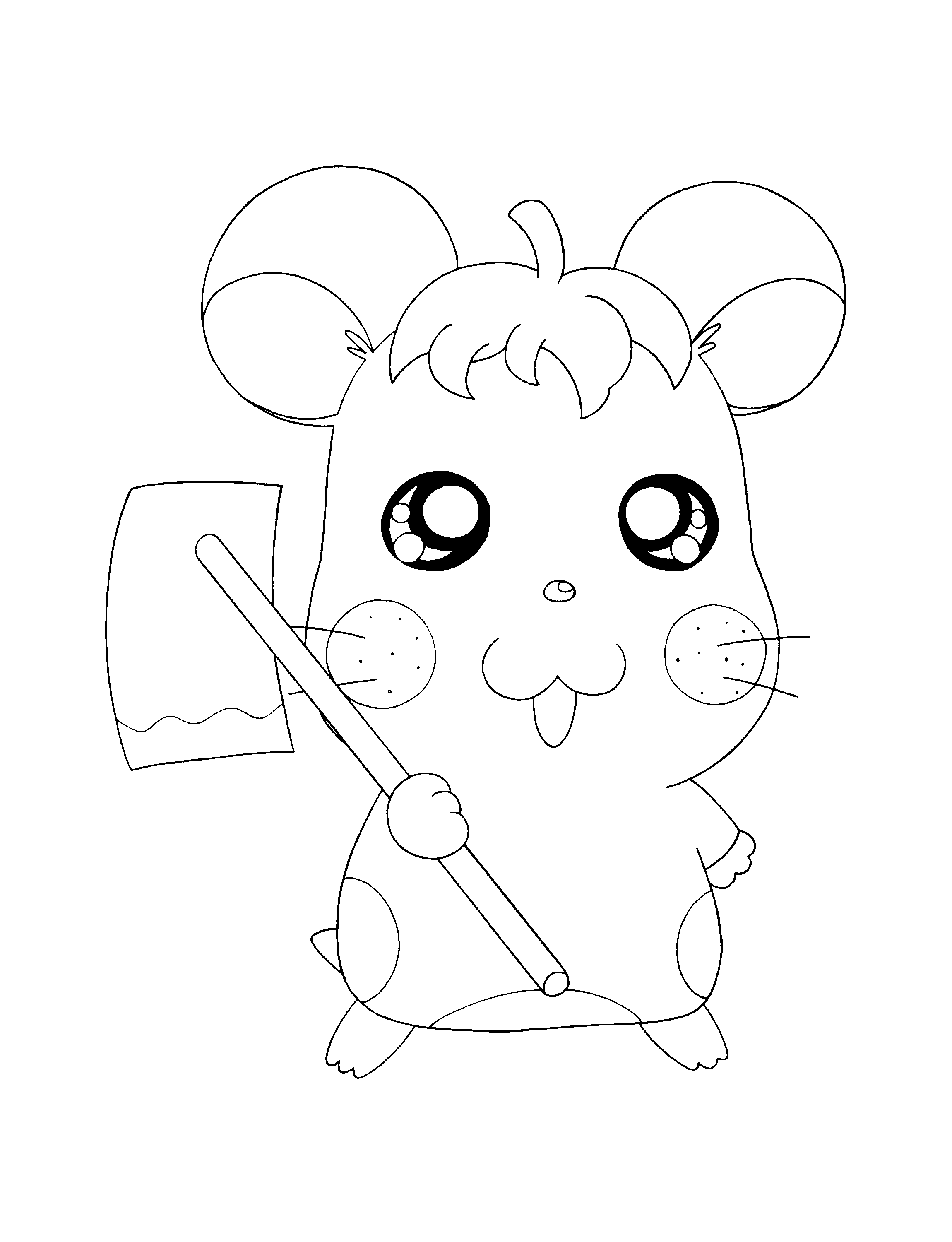 Hamtaro coloring pages