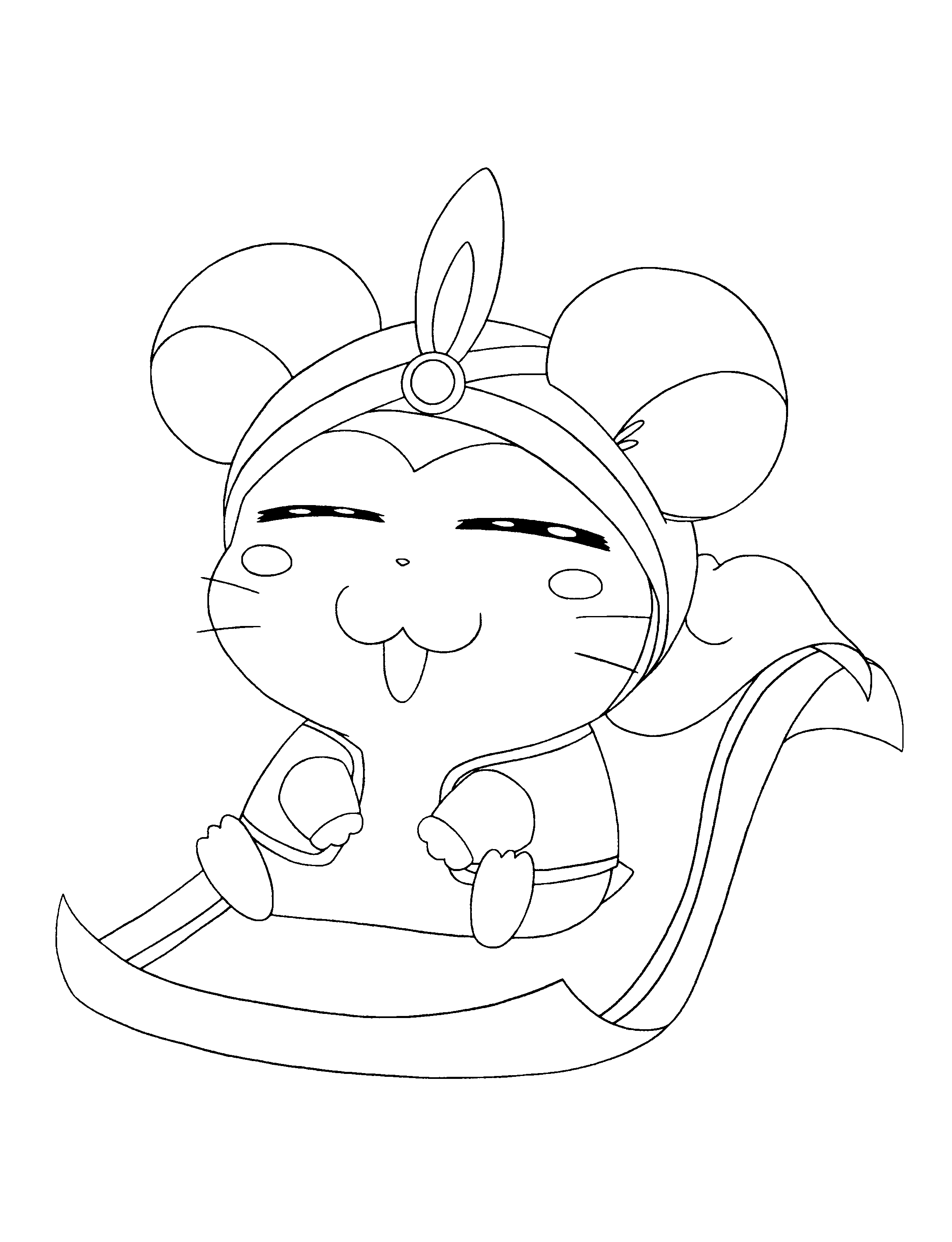 Hamtaro coloring pages