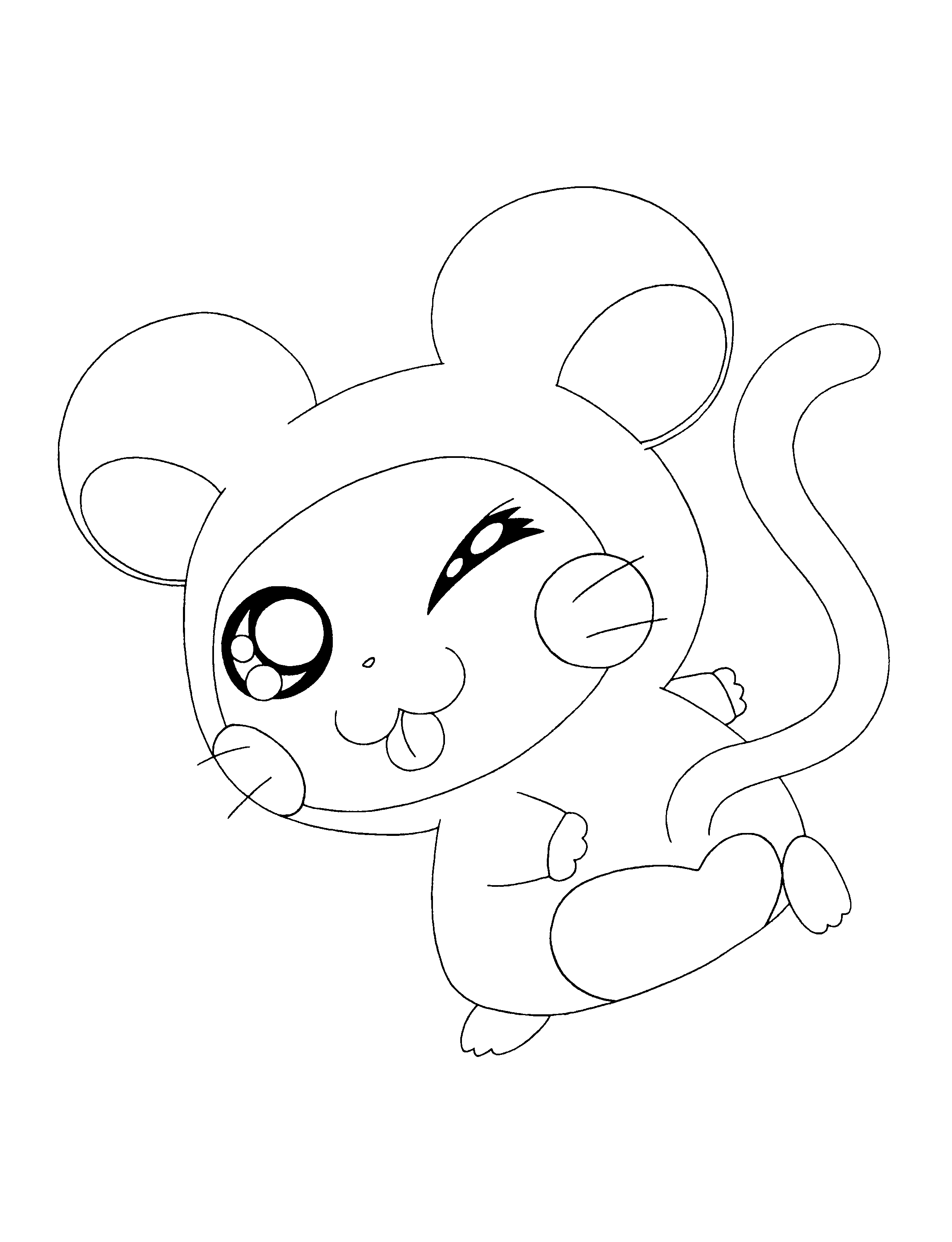 Hamtaro coloring pages