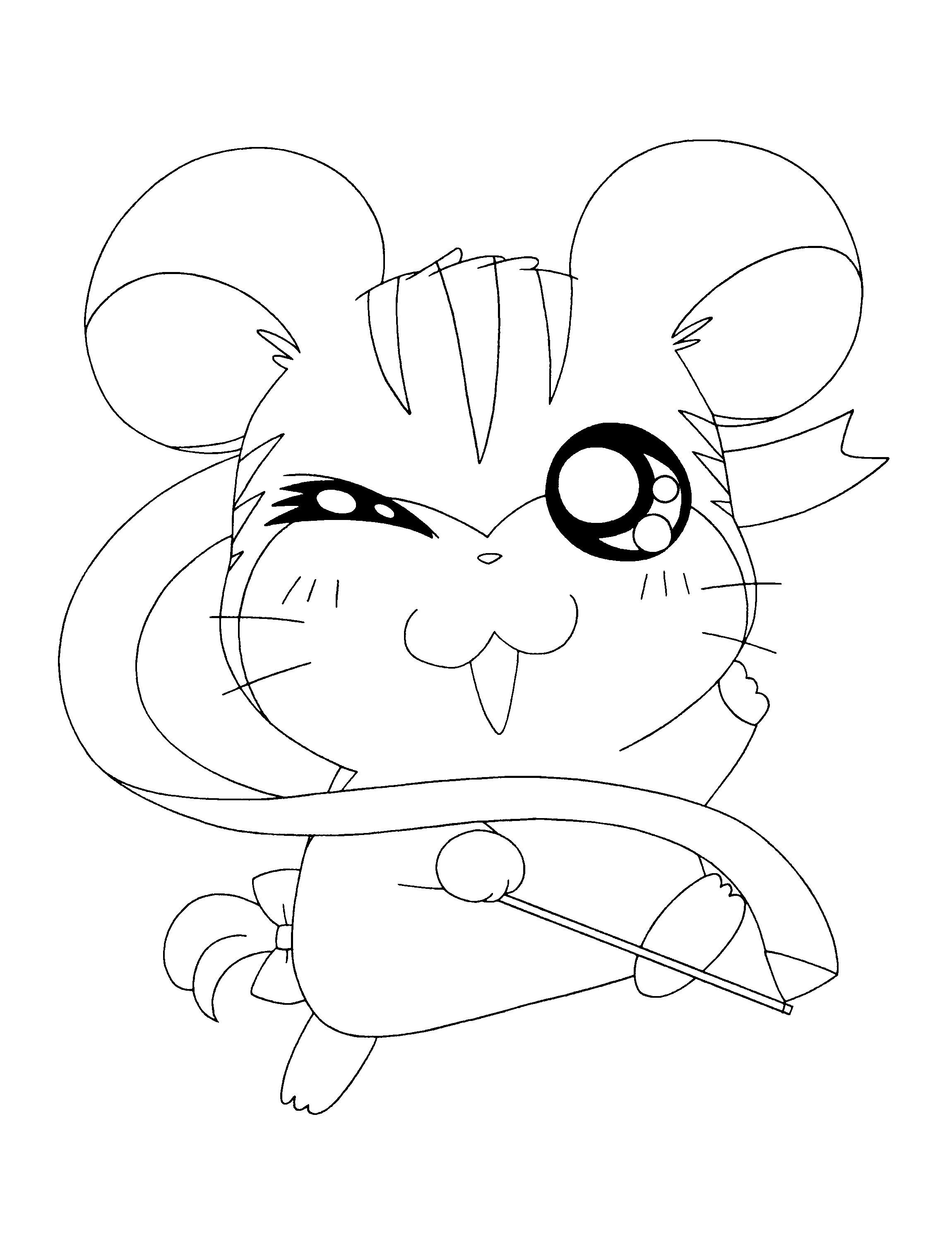 Hamtaro coloring pages