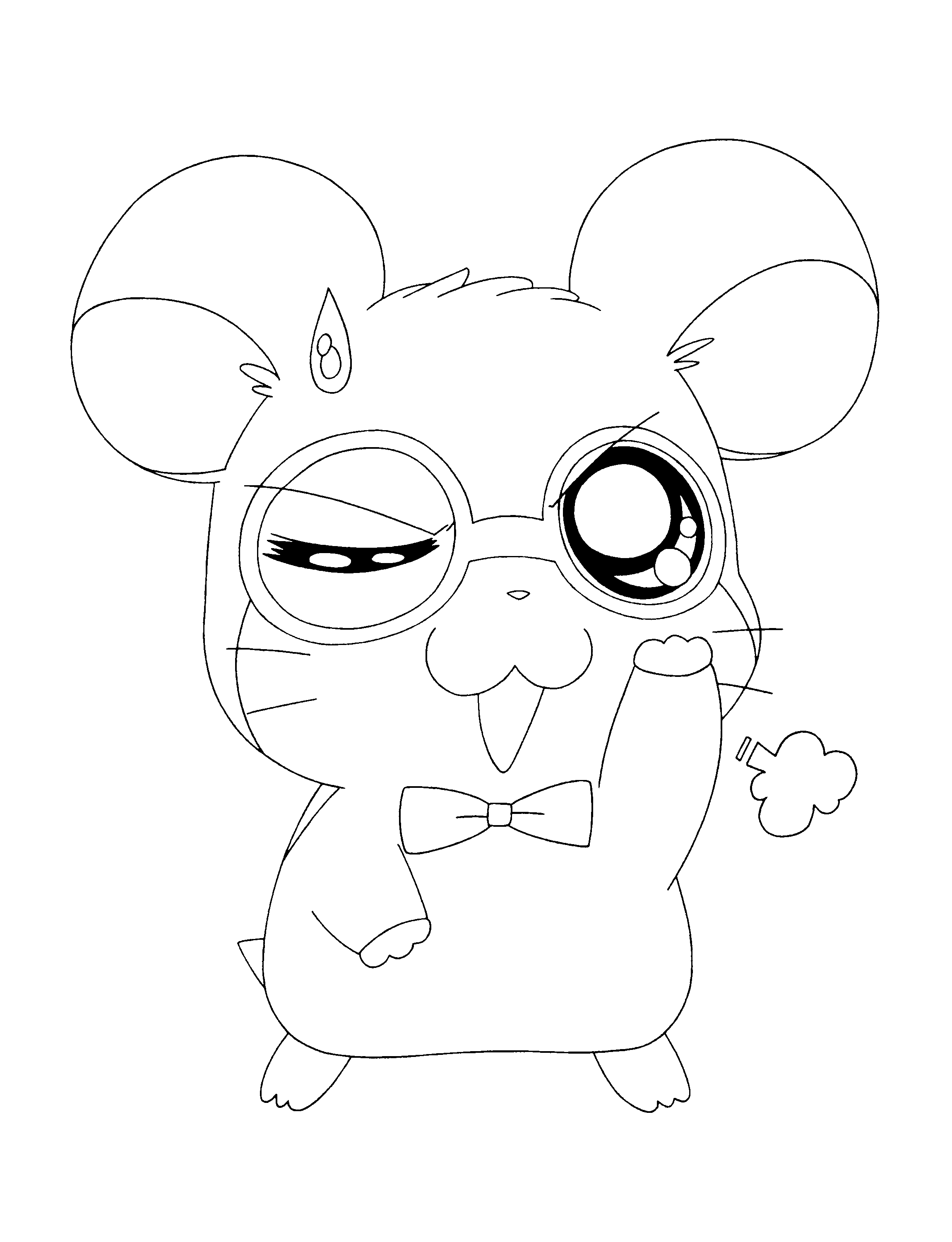 Hamtaro coloring pages