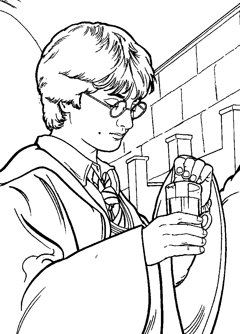 Harry potter coloring pages