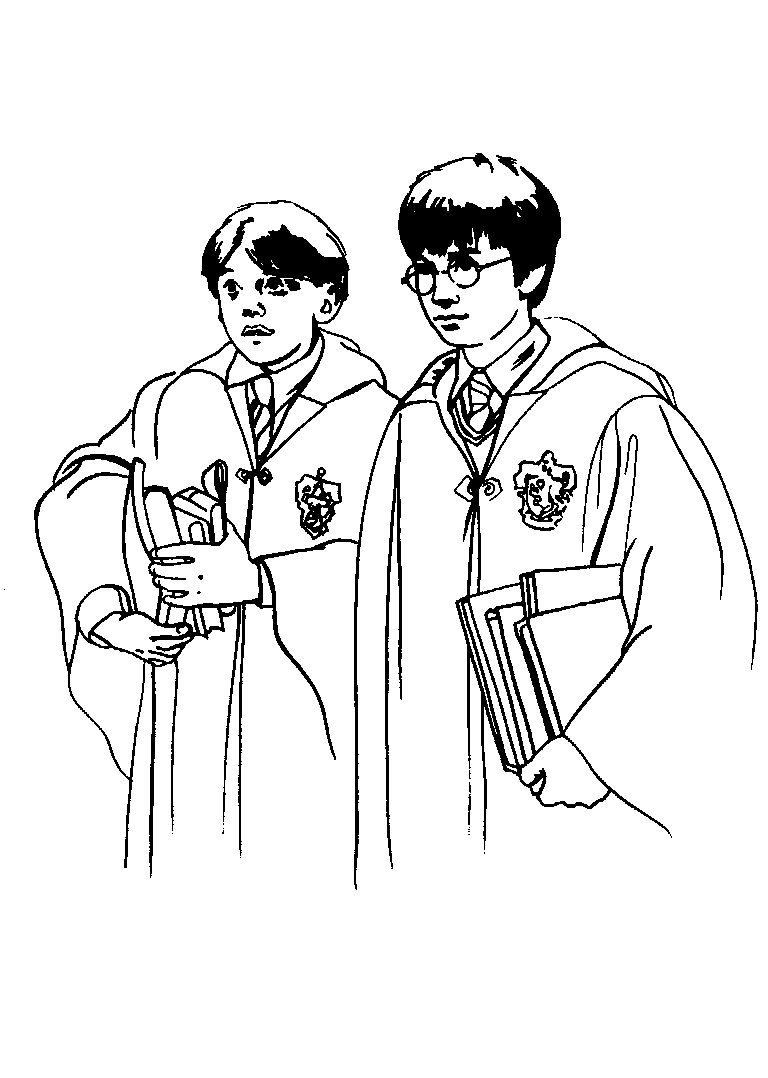 Harry potter coloring pages