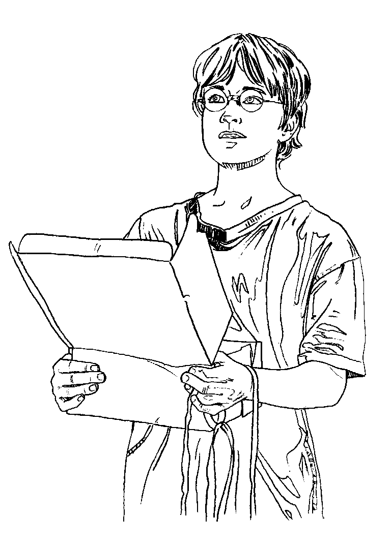 Harry potter coloring pages