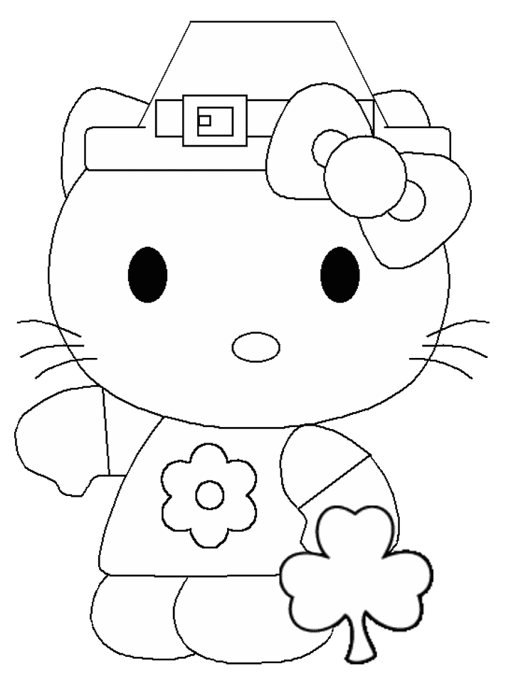 Hello kitty coloring pages