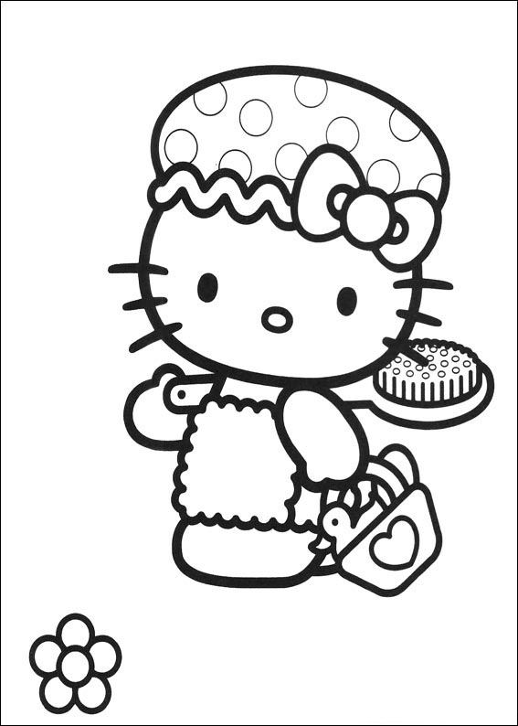 Hello kitty coloring pages