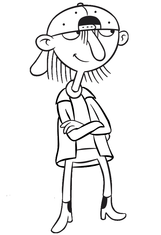Hey arnold coloring pages