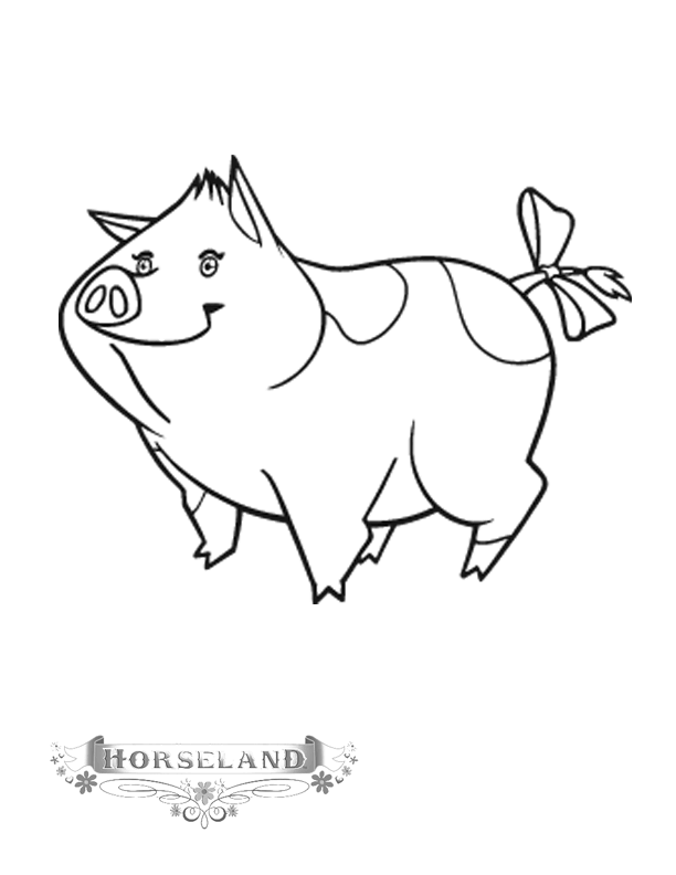 Horseland coloring pages