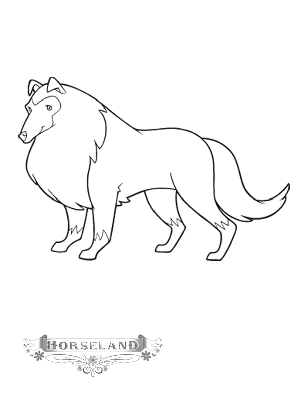 Horseland coloring pages