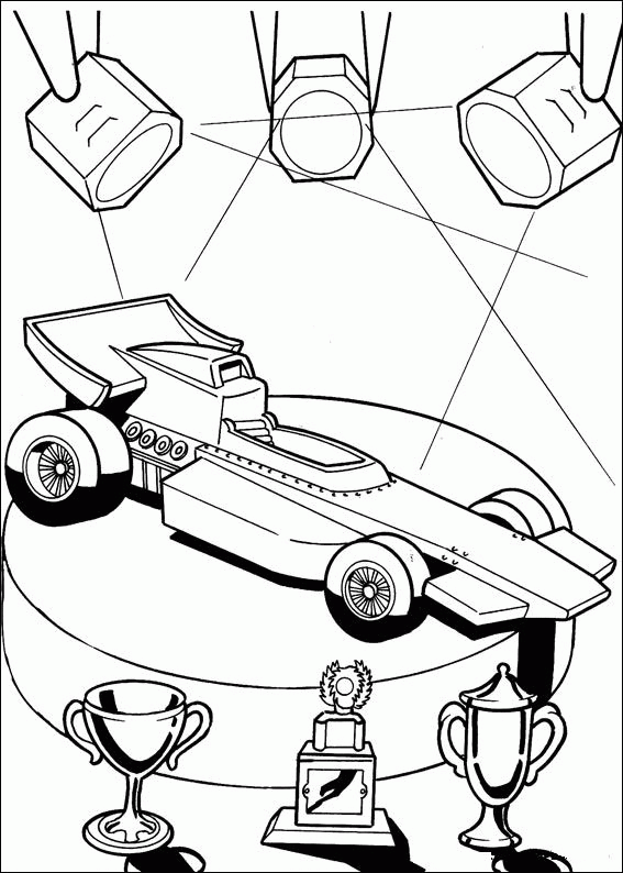 Hot wheels coloring pages