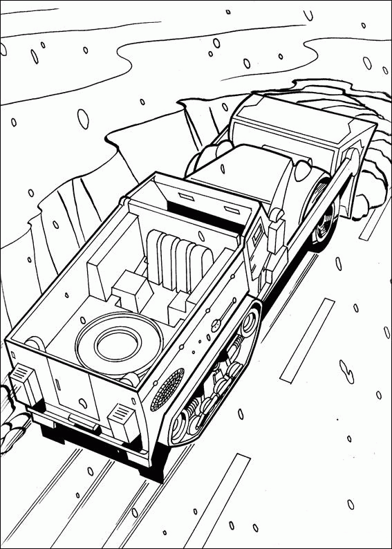 Hot wheels coloring pages