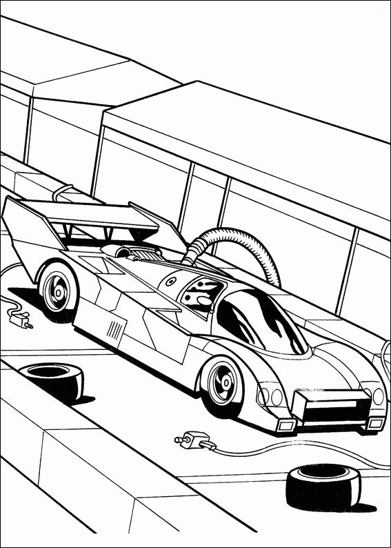 Hot wheels coloring pages