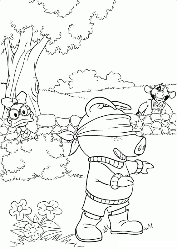 Jakers coloring pages