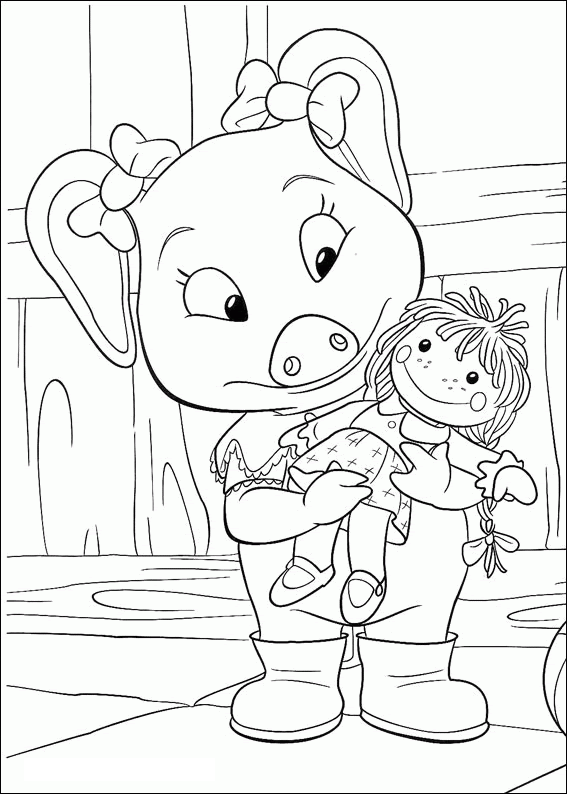 Jakers coloring pages