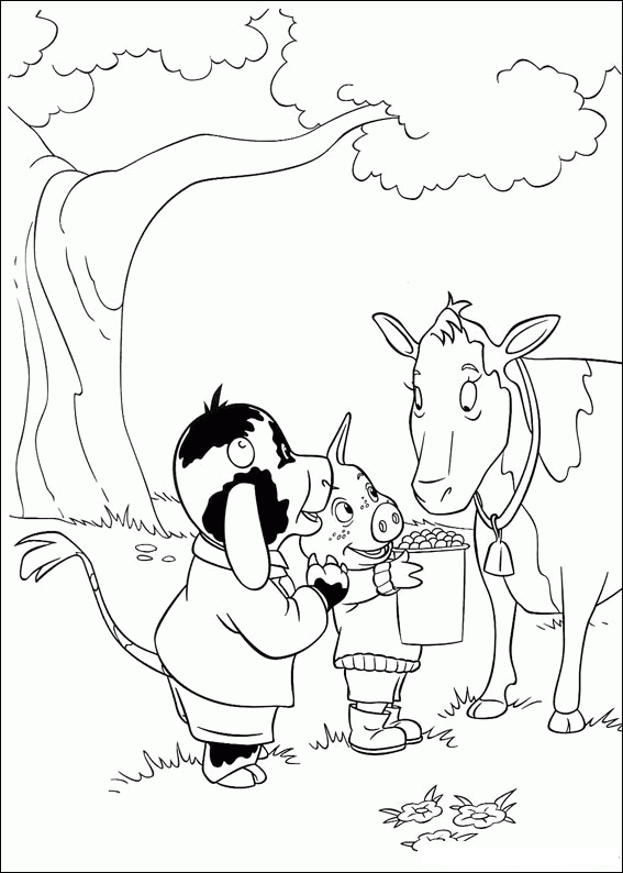 Jakers coloring pages