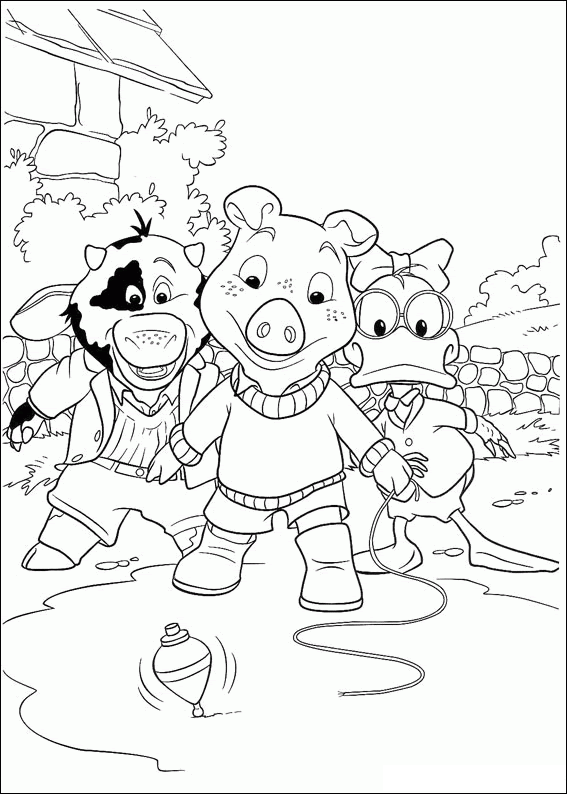 Jakers coloring pages