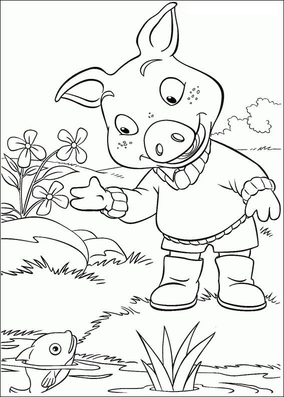 Jakers coloring pages