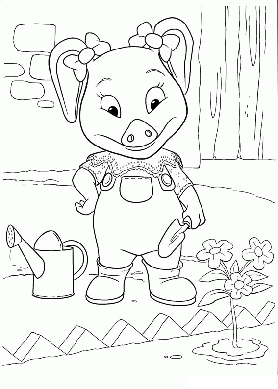 Jakers coloring pages