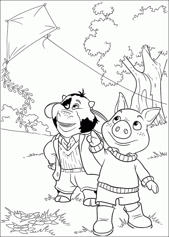 Jakers coloring pages