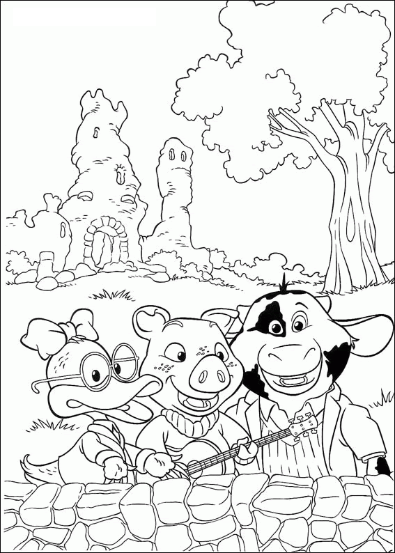 Jakers coloring pages