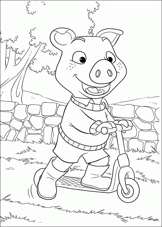 Jakers coloring pages