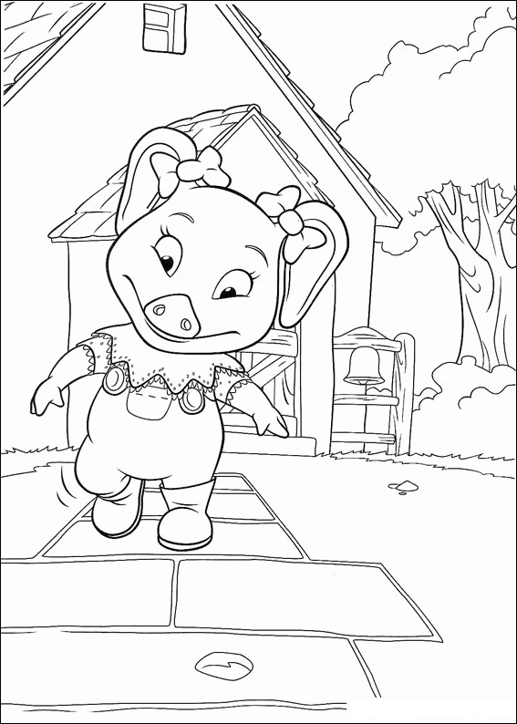 Jakers coloring pages