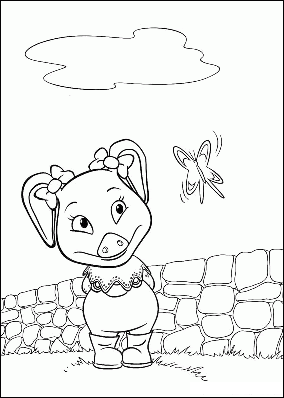 Jakers coloring pages