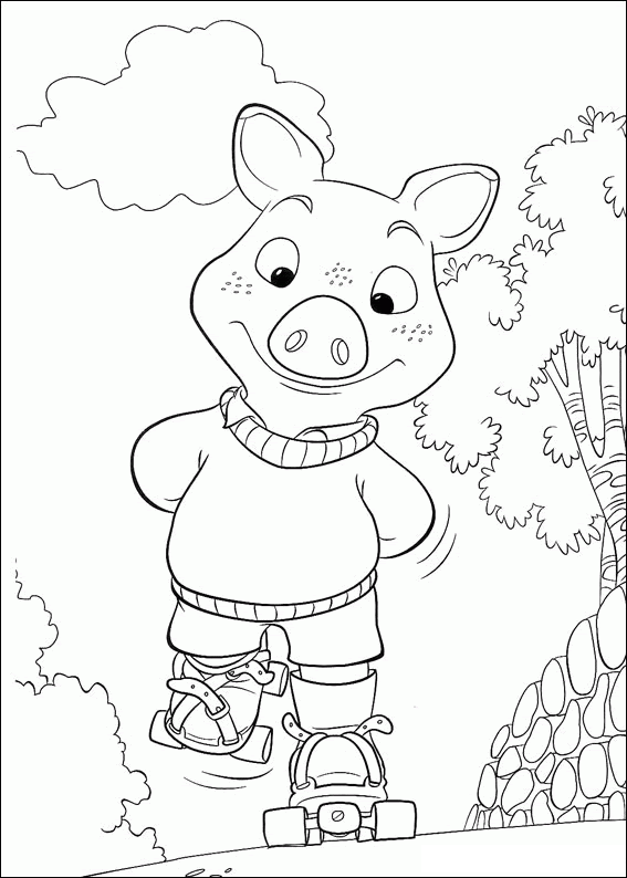 Jakers coloring pages