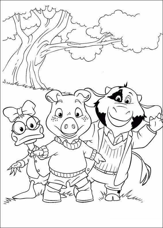 Jakers coloring pages