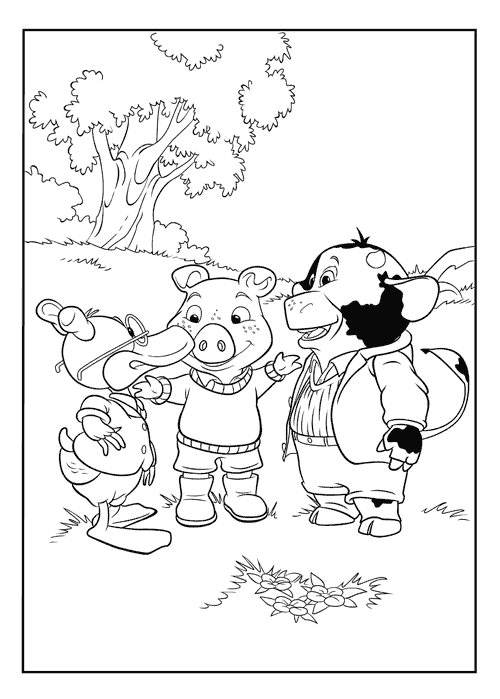 Jakers coloring pages