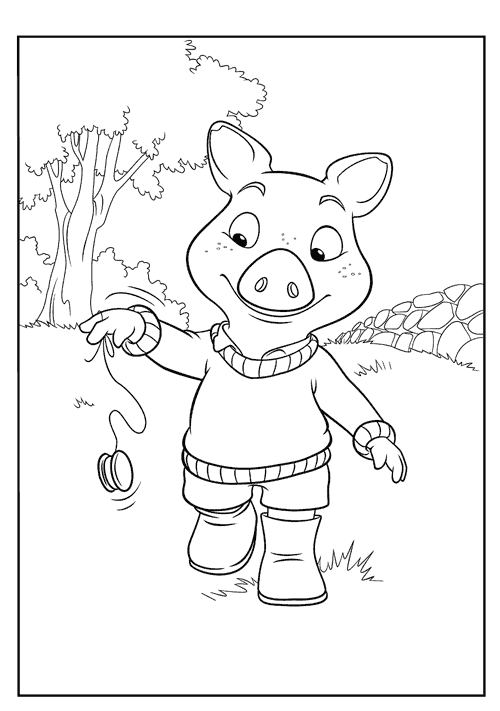 Jakers coloring pages