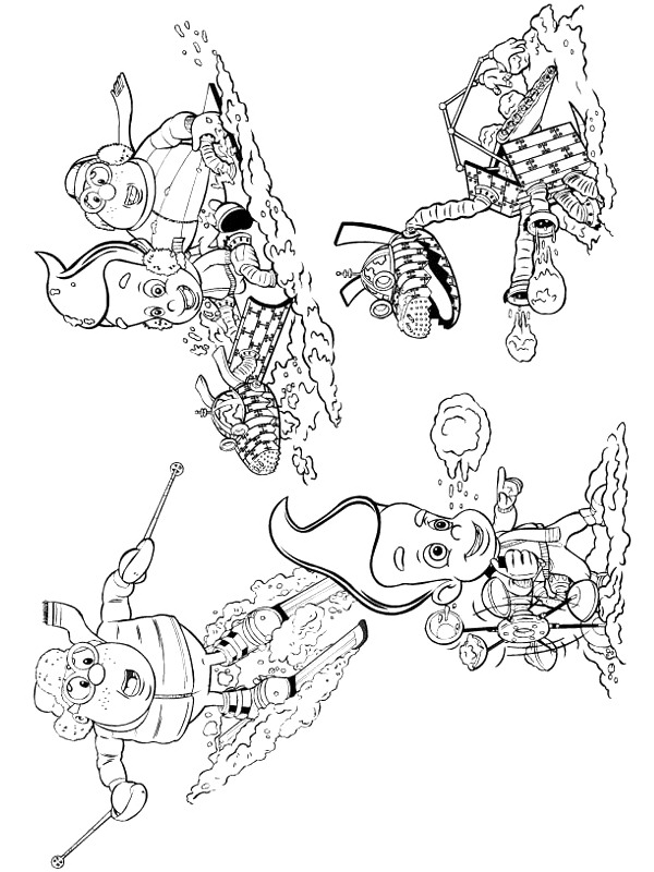 Jimmy neutron coloring pages