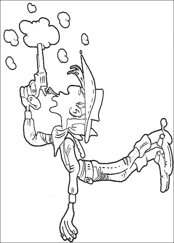 Lucky luke coloring pages